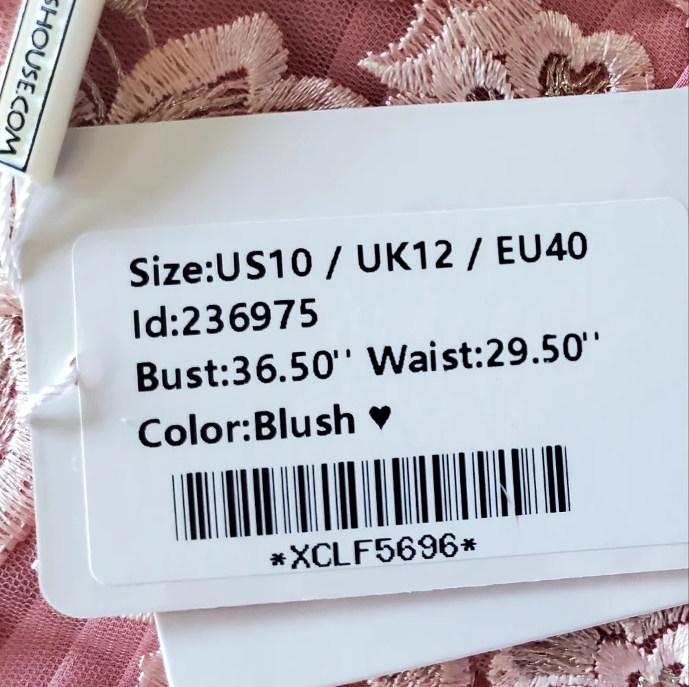 NWT Bridesmaid Dress Blush Pink Size 10*Make an offer* - Picture 3 of 6